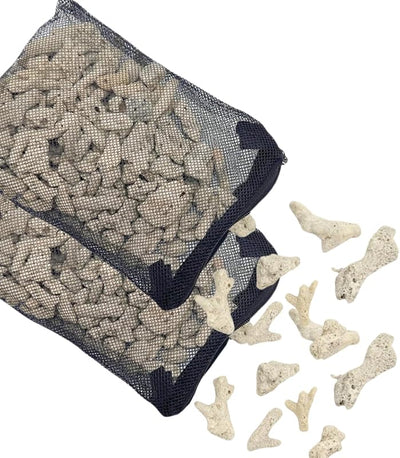 2 Filtros Coral Triturado Acuario Agua Dulce Reutiliz.