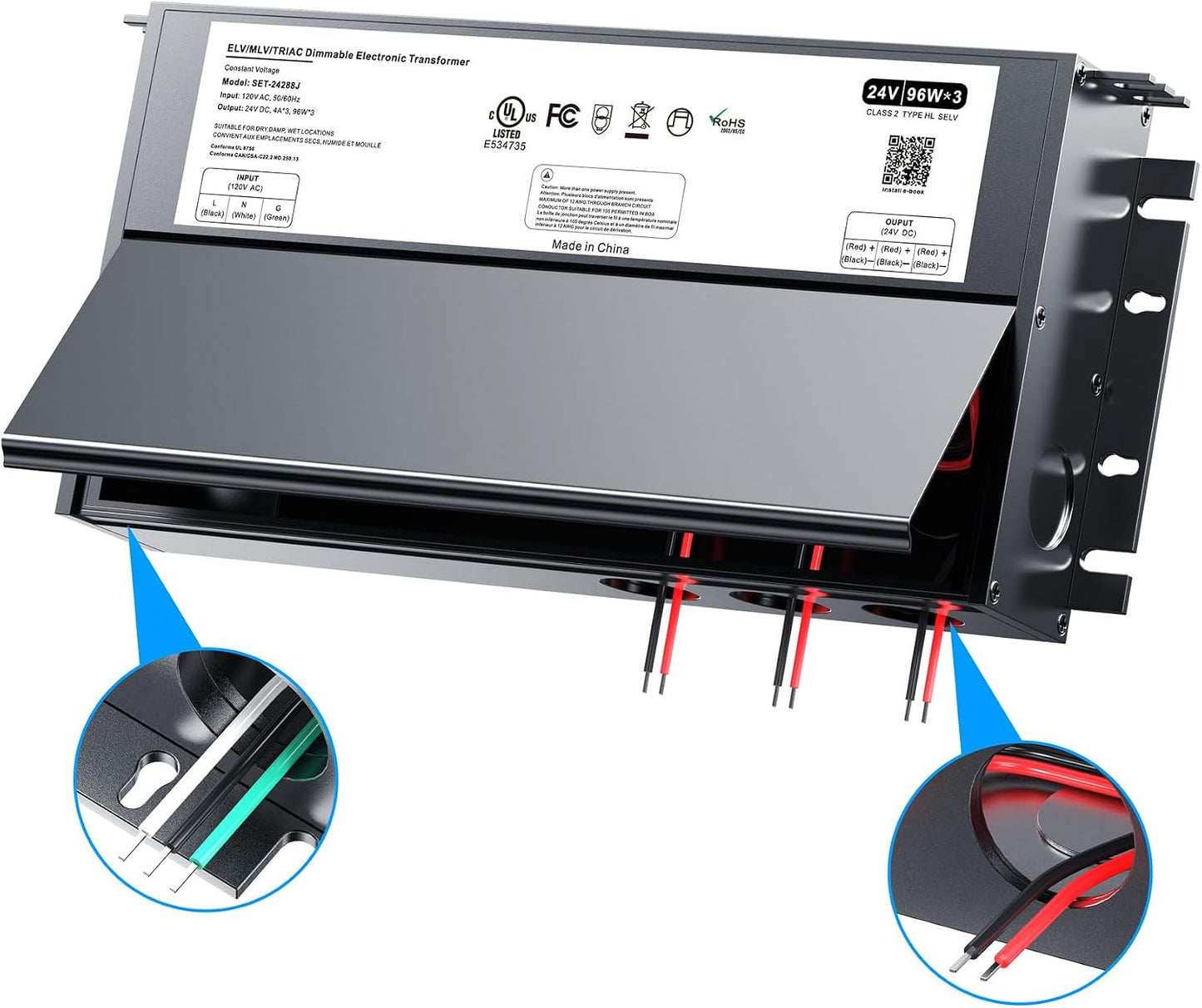 Controlador LED 24V 288W comp Lutron Leviton