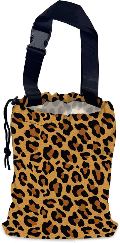 Bolsa basura coche camuflaje marrón con cordón