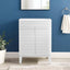 Gabinete de tocador baño color blanco