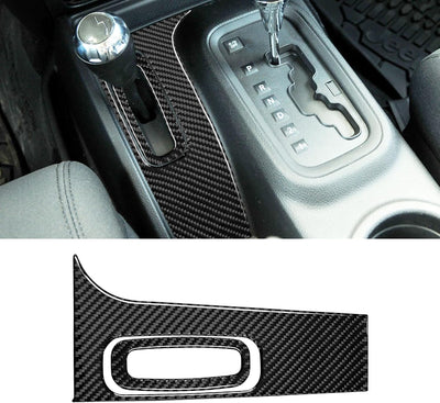 Cubierta palanca cambios fibra carbono Jeep Wrangler 2pc