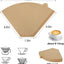 250 filtros de café cono papel natural sin blanquear para cafeteras 8-12 tazas