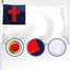 Bandera cristiana doble cara 4x6ft de nailon 210D para poste