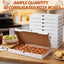 100 Cajas Pizza 14x7pulg Rectangulares Resistentes