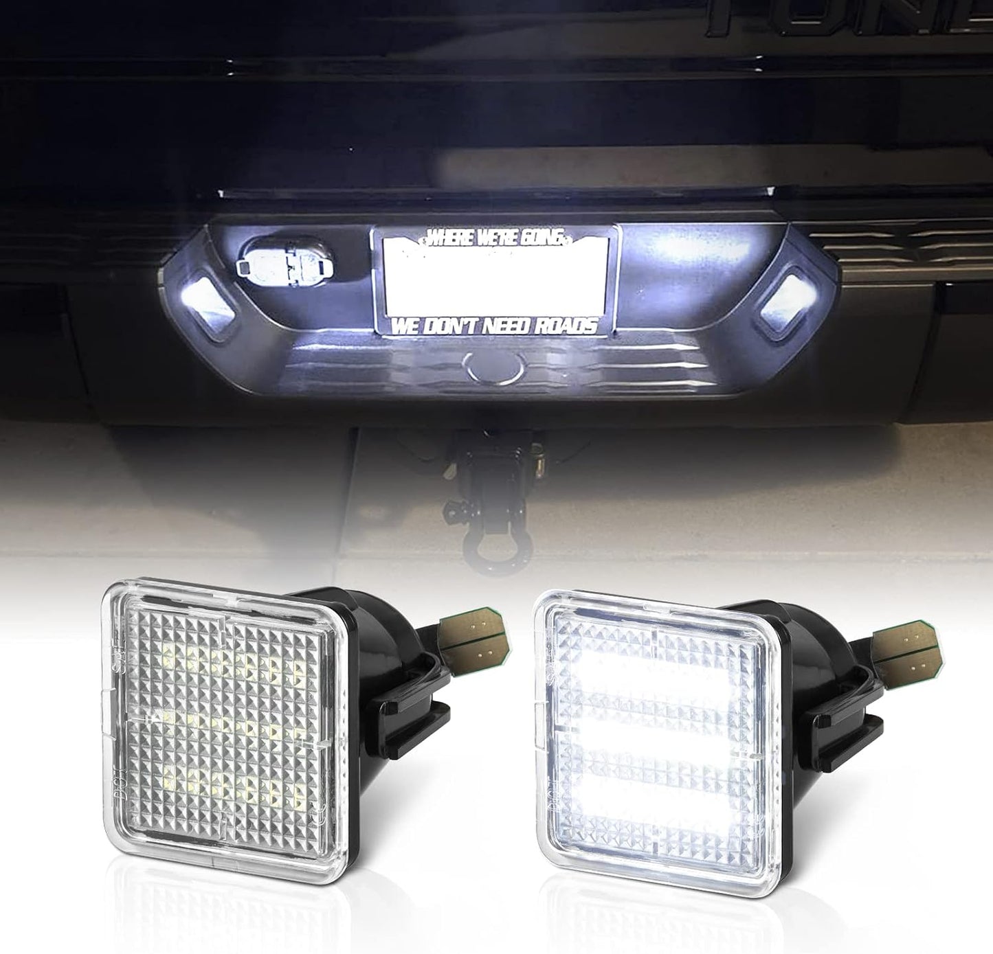 Luces LED matrícula Tundra 14-23 6000K