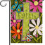 Bandera jardín cruz cristiana primavera verano decoración