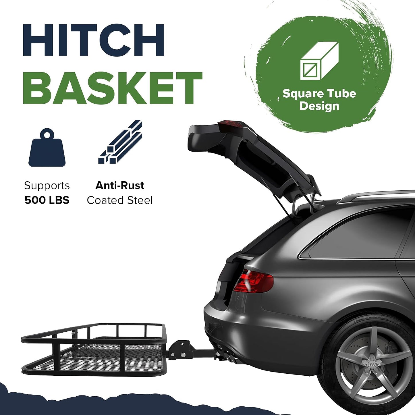 Cesta carga camioneta 60x25pulg con bolsa transporte