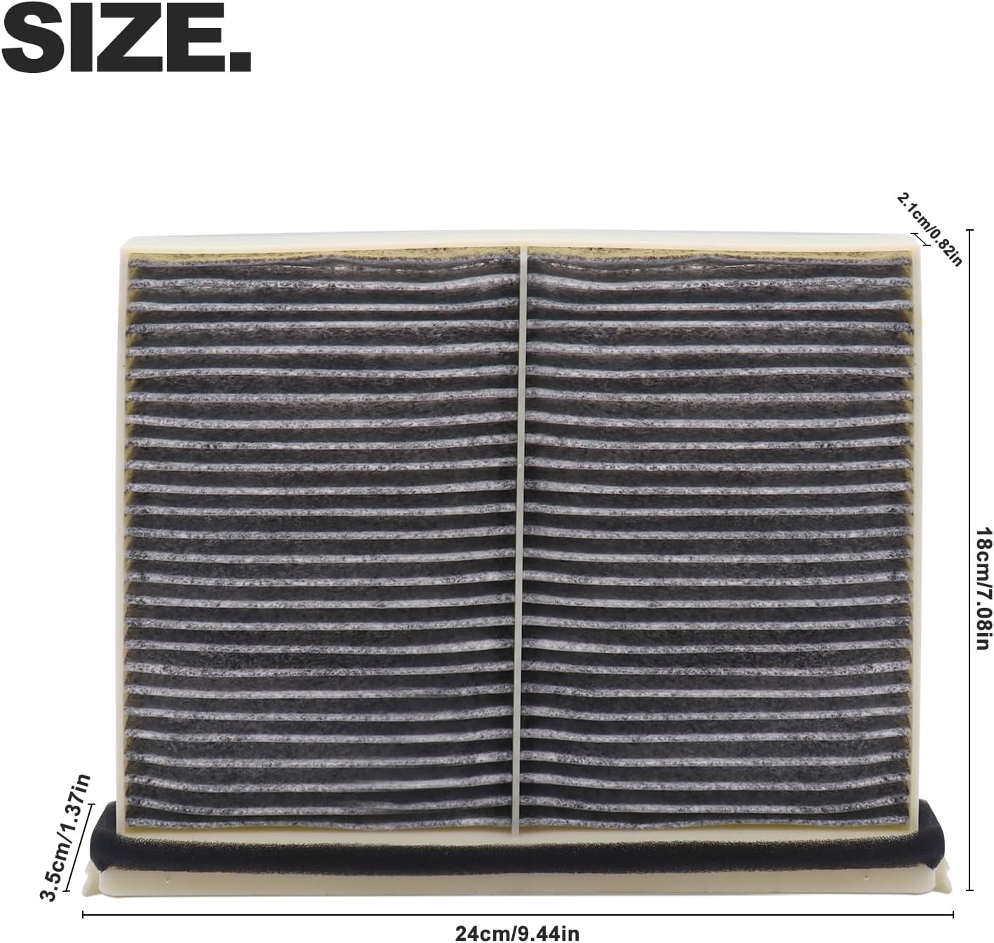 Filtro aire cabina Mazda CX-70 KR9P61J6X con carbono