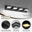Luz tocad. baño LED 26pulg negra 5500K