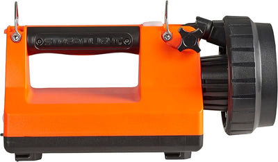 Linterna haz puntual 1500lumen recargable con led traseros naranja