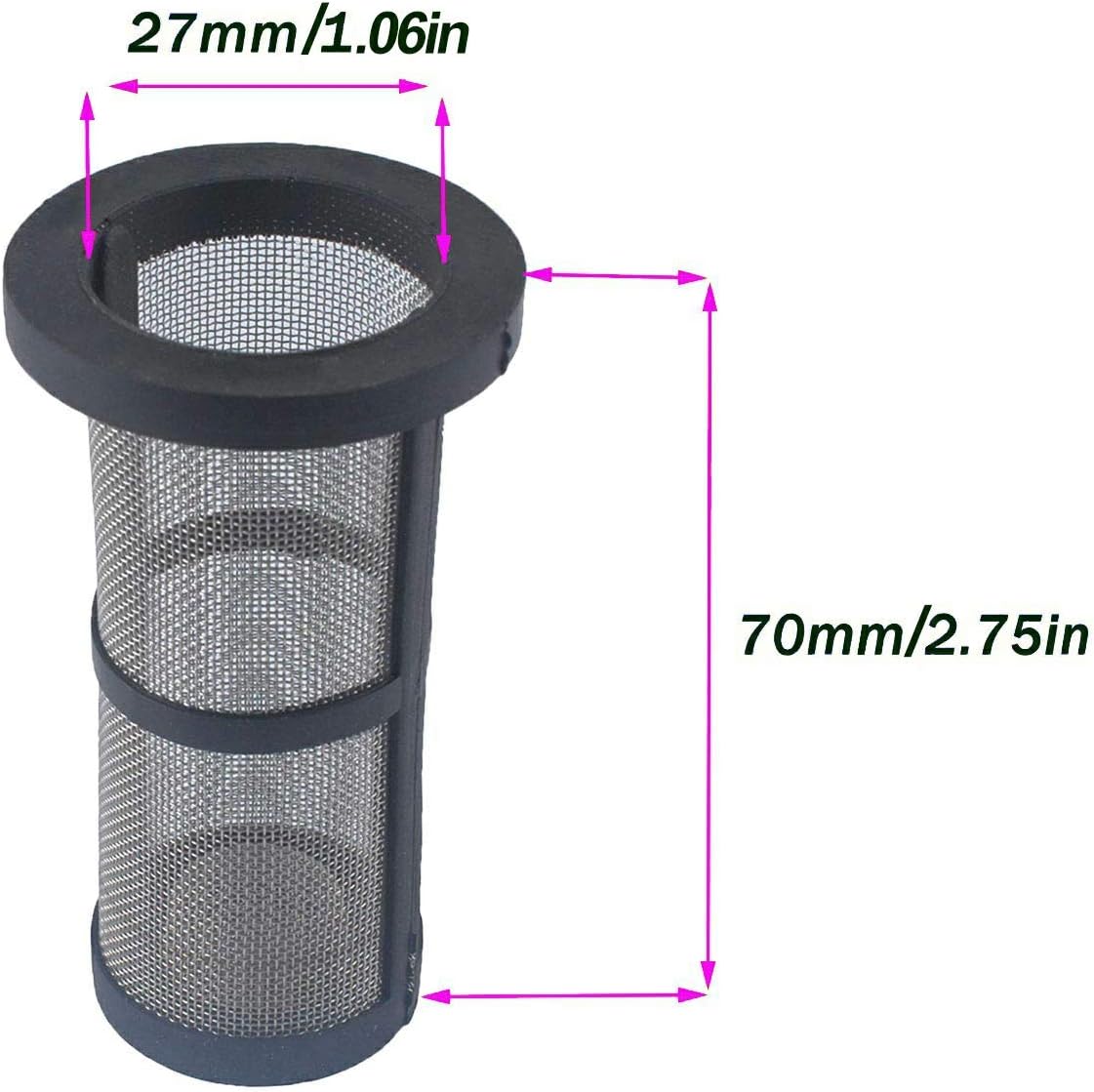 Pantalla filtro en línea para limpiador piscina 48-222