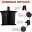 Bolsa peso industrial para toldo 4 Uds