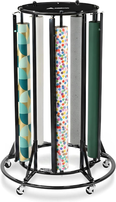 Dispensador cortador papel 5 rollos soporte carnicero hoja cerámica