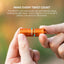 Linterna llavero recargable EDC 180lúmenes USB tipo C naranja