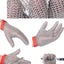 Guantes malla acero 304L corte seguridad cocina talla GL08 L