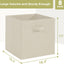 Set 8 Cubos Almacenamiento 11" Tela Plegables con Asas