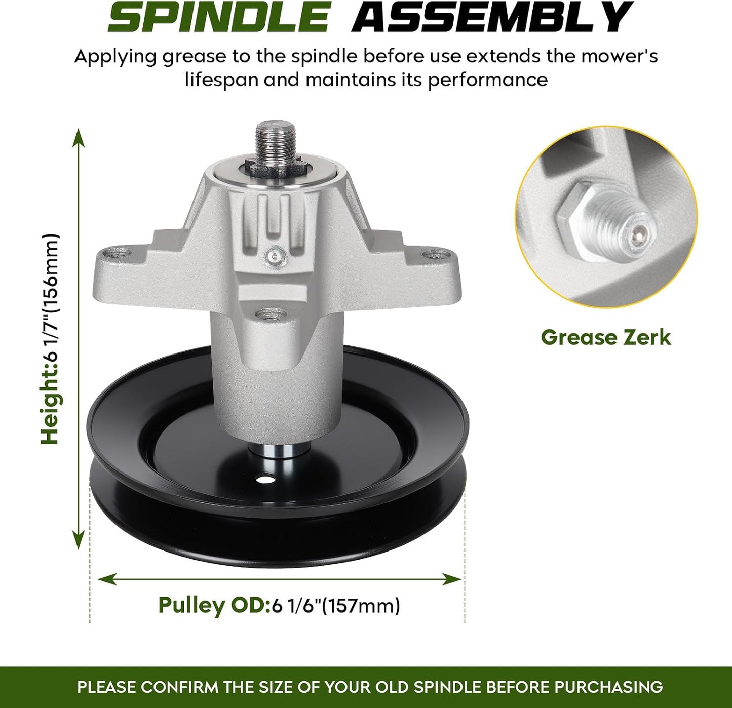 Kit reconstrucción husillo 42pulg para Huskee LT542H
