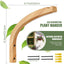 Colgador madera para plantas 2uds 8.7pulg ganchos cestas
