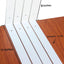 12 Soportes Hierro en L Blanco 12x8pulg para Estante