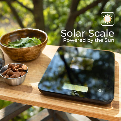 Báscula solar para alimentos 33lb 0.04oz gramos