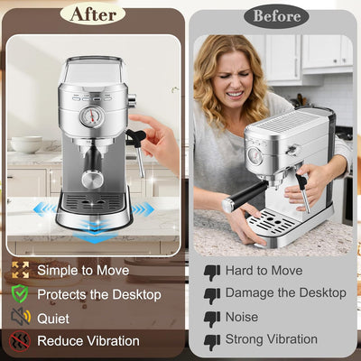 Alfombrilla deslizante para cafetera espresso CASABREWS CM5418