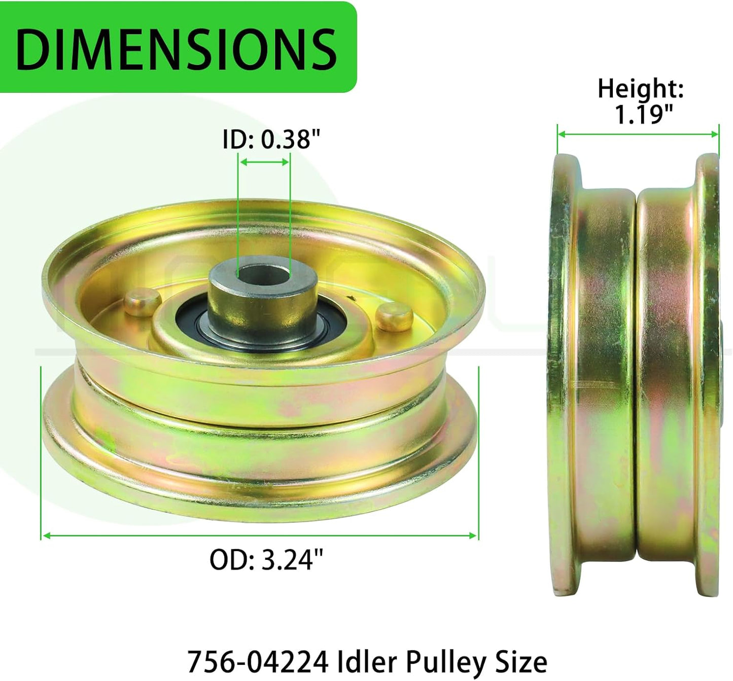 Polea reemplazo MTD 756-0981 Oregon 34-023