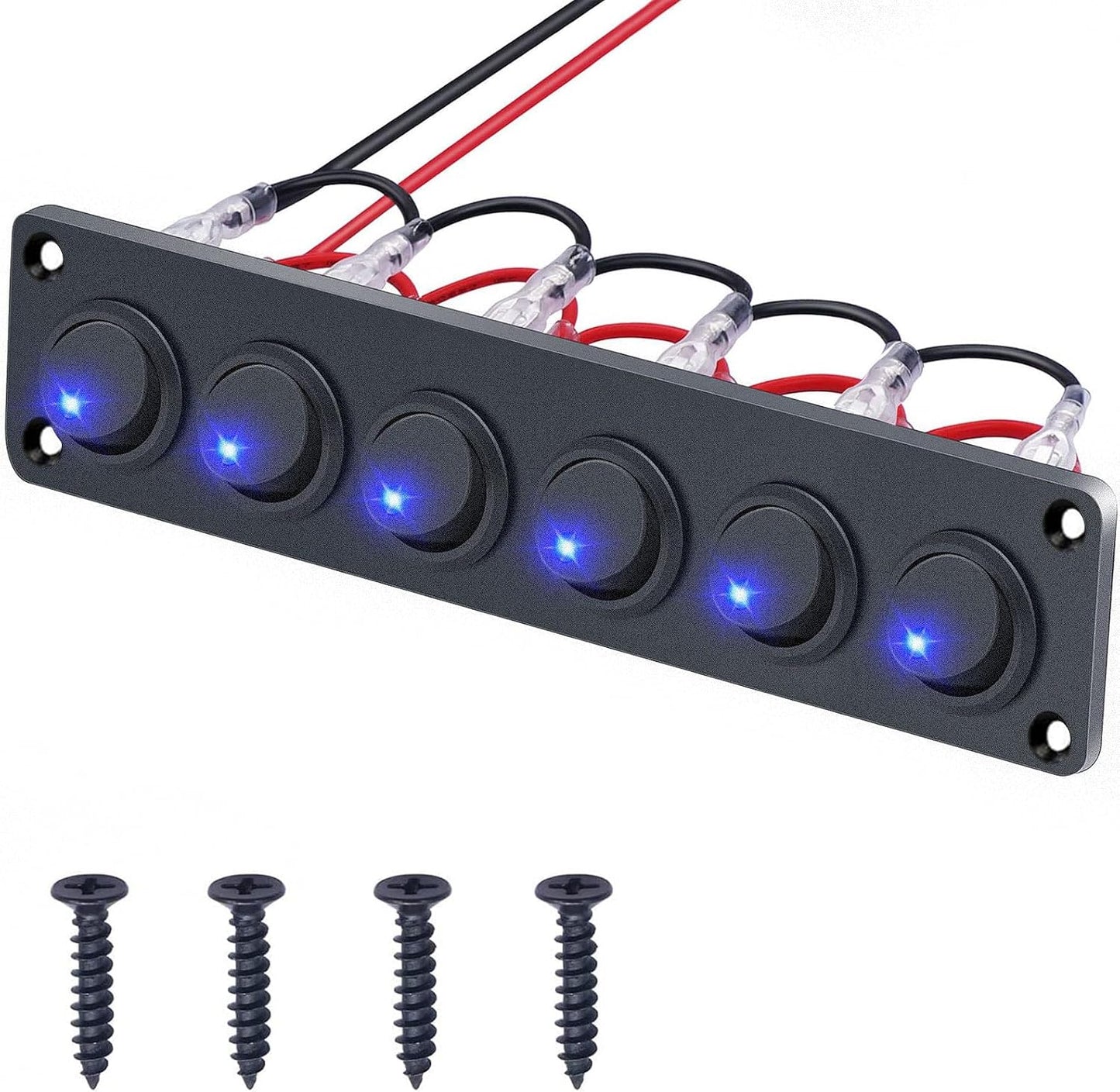 Interruptor basculante 12V impermeable para autos
