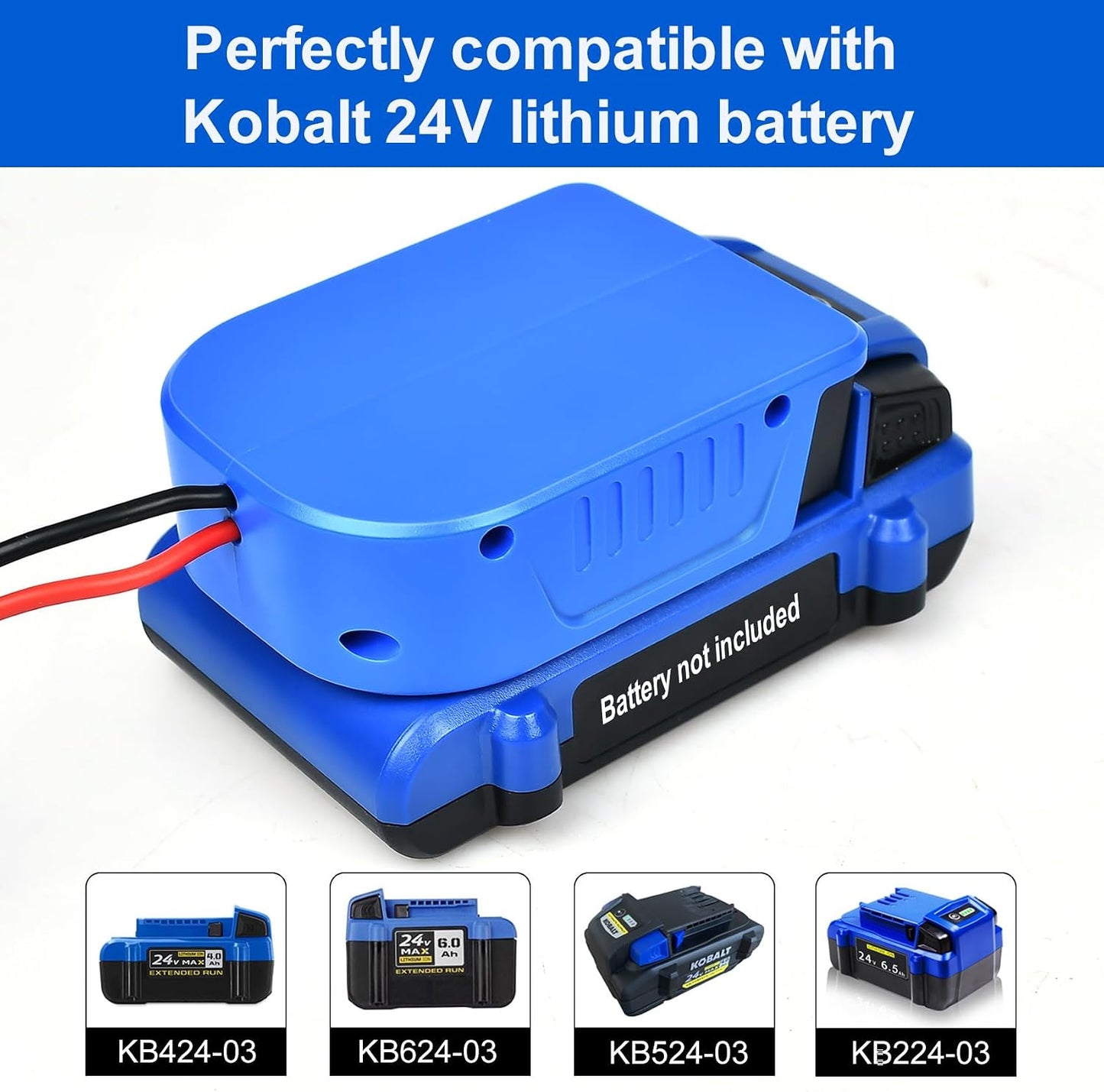 Adaptador rueda eléctrica comp Kobalt 24V calibre 14