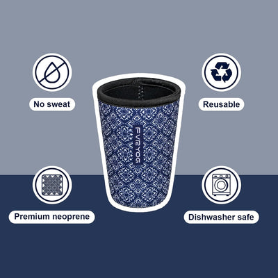 Fundas neopreno aislantes para café helado y caliente