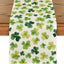 Camino mesa trébol 13x72pulg decoración san patricio