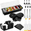 Bandeja bartending acero inox 3 niveles 12 vertedores