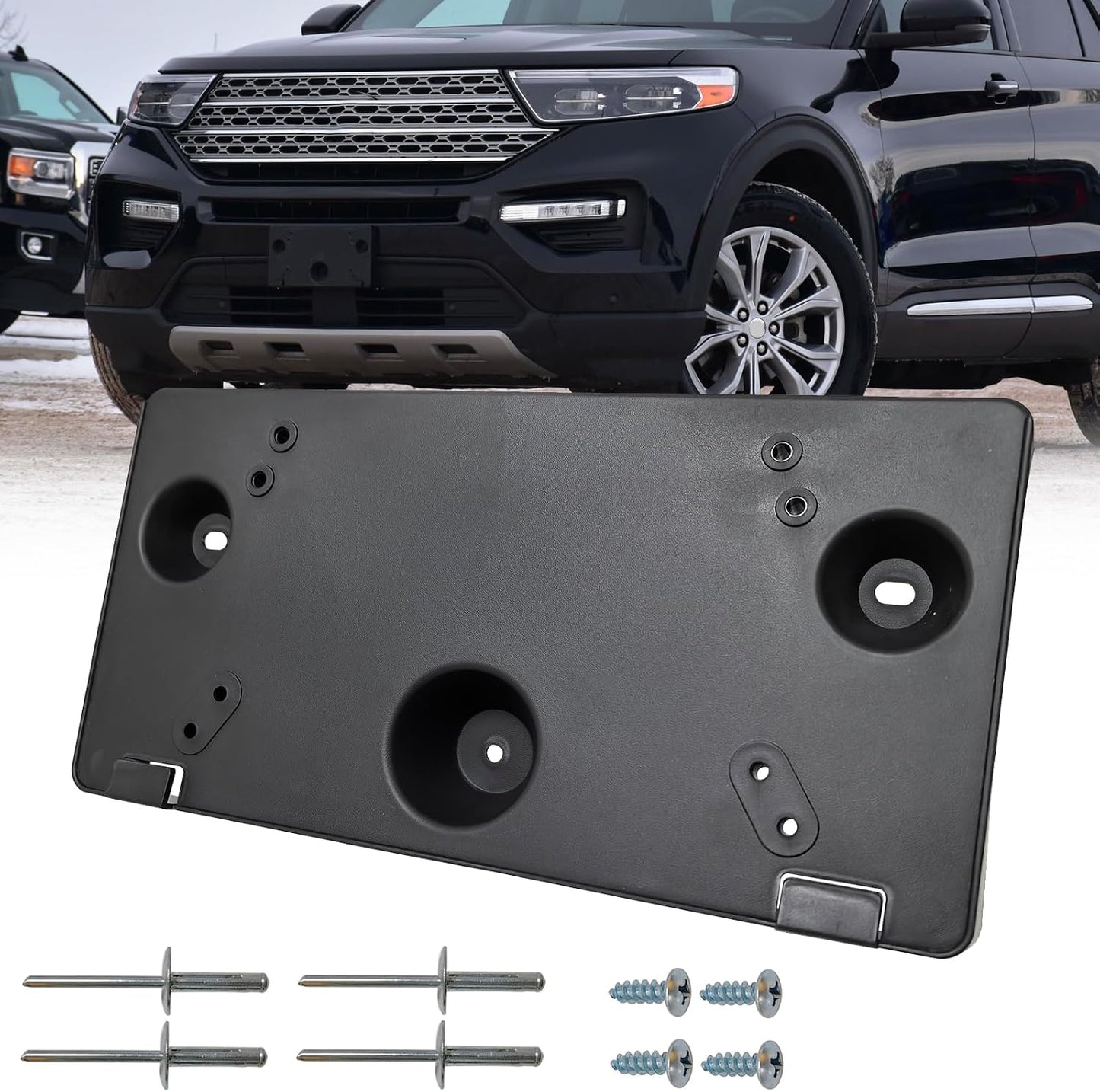 Soporte etiqueta parachoques Ford Explorer comp LB5Z17A385AA