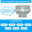 Kit conector filtro roscado para piscina Intex