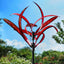 Molinillo viento jardín escultura metal magnolia