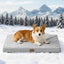 Cama ortopédica impermeable para perro jaula 36x27x3