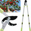 Tijeras podar jardinería extensible 25-44pulg ramas hasta 2pulg
