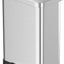 Cubo basura acero inox 75l tapa suave resistente huellas