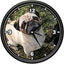 Reloj pared cara pug regalo perro