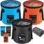 Cubo plegable contenedor 5gal lavabo portátil