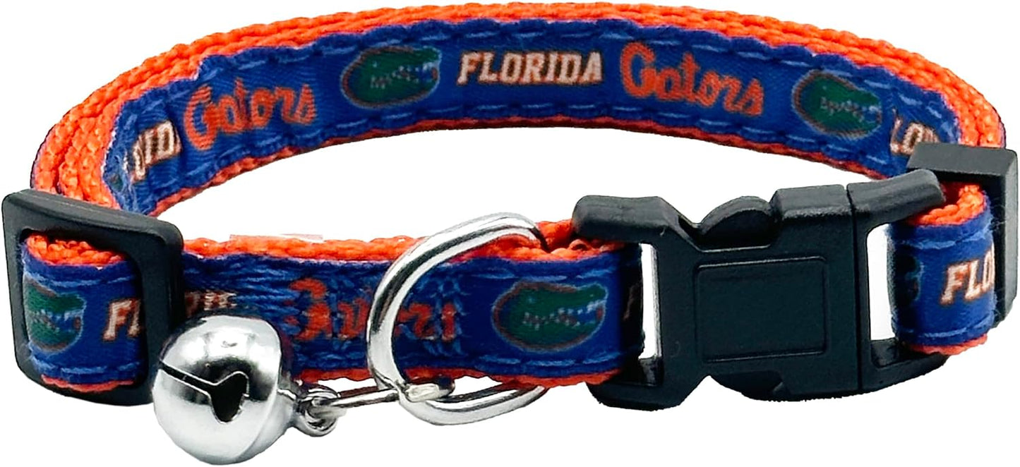 Collar gato NCAA Florida Gators con campana sonora