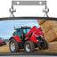 Espejo tractor acero inox soporte U convexo John Deere Kubota