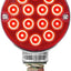 Luz pedestal LED doble cara 3pulg 14 LED 12V