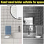 Toallero baño acero inox SUS304 forma L base engrosada