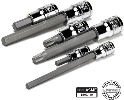 Llave vaso punta hexagonal 4mm 1/4pulg métrica