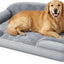 Cama ortopédica perros grandes 45x30pulg espuma viscoelástica