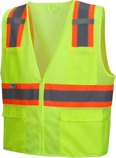 Chaleco seguridad malla visibilidad alta cinta reflectante 3XL