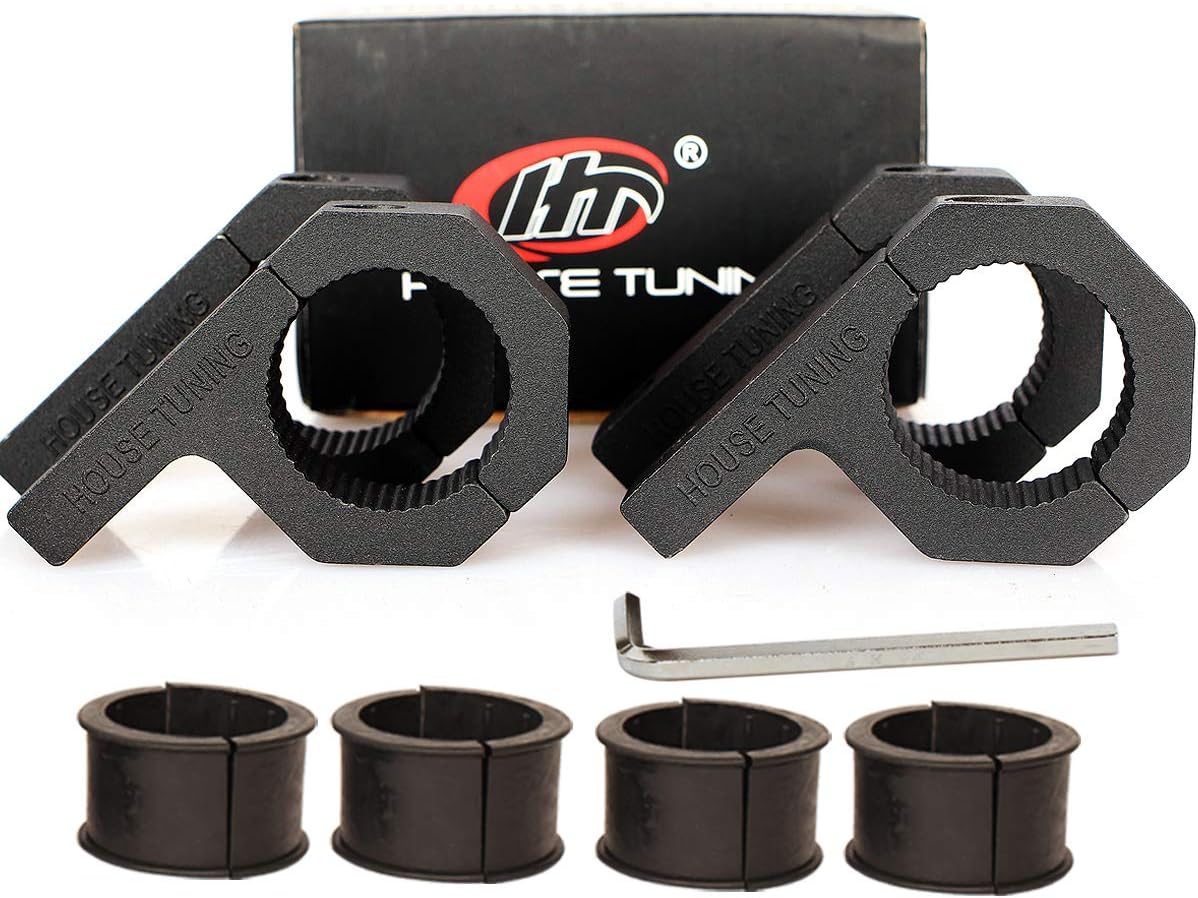 Abrazaderas barra 1.375" set 4 para luz