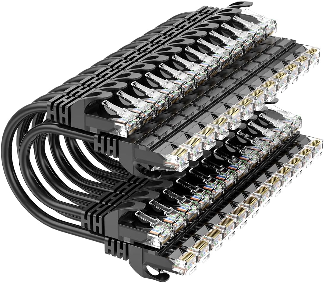 Cable Ethernet Cat6 1pie pack24 10G para computadora