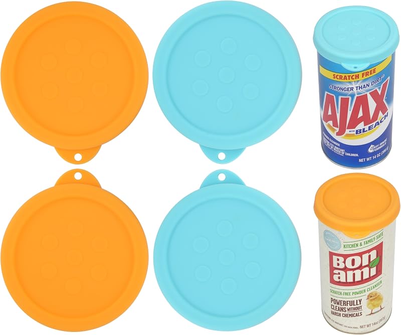 4 Tapas Silicón para Limpiador 12oz y 21oz Comp Bar Keepers