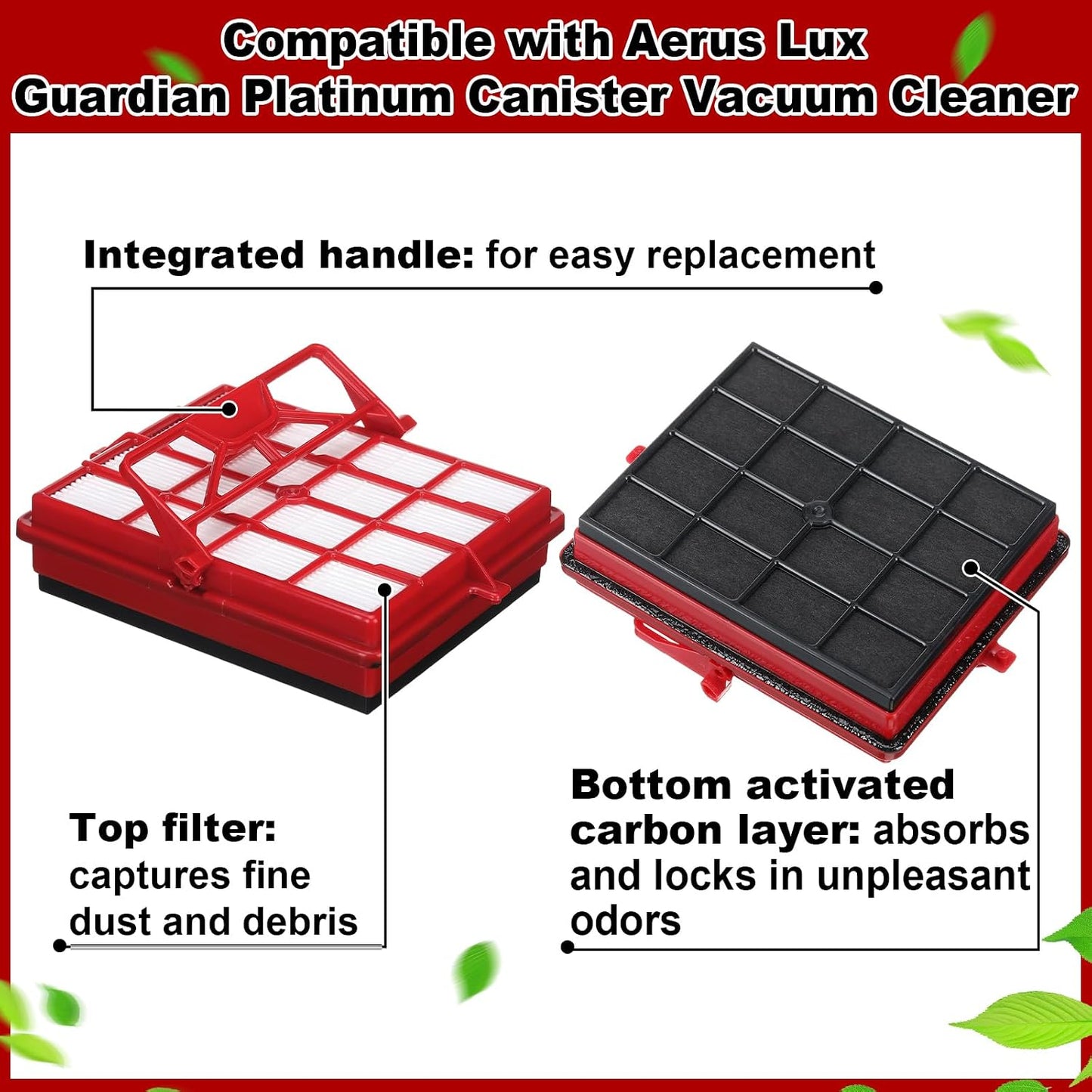 Prefiltro carbono comp Aerus Lux Guardian con asa